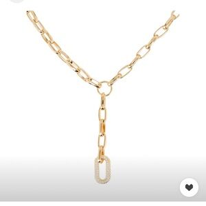 Jordan road jewelry -  Isabel crystal lariat necklace